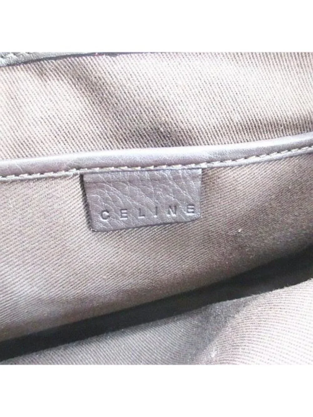 Celine Boogie Tote Brown Leather 46